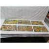 Image 30 : Qty 6 Matson Lines Menus 1953-56 by Eugene Savage 21"x15"