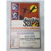 Image 1 : The Sunshine Sea Color Film Poster 1975 at Haleiwa Theater & Farrington  9.5"x14"