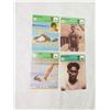 Image 2 : Qty 4 Swimming Bios: Duke Kahanamoku, Mark Spitz, Johnny Weissmuller & John Naber 4.5"x6"