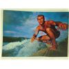 Image 1 : George Silk Surfing Photograph 10"x7"