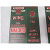 Image 3 : Qty 2 Wing Brand Pure Hawaiian Kona Coffee Boxes 5"x12"