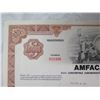 Image 2 : Amfac, Inc Convertible Subordinate Debenture Due 1994 Certificate 11"x8"