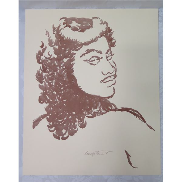 Hawaiian Woman Print by Madge Tennent 18 x22 