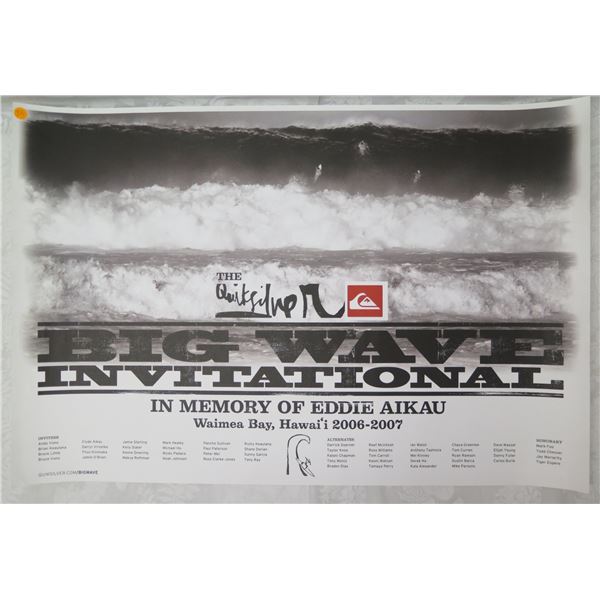 Quiksilver Eddie Aikau Invitational 2006-07 Poster 36"x24"