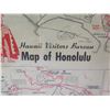 Image 2 : Map of Honolulu 1962 Hawaii Visitors Bureau 22"x18"