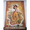 Image 1 : United Air Lines Hawaii Promo Reproduction Poster 22"x34"