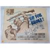 Image 1 : Go For Broke Movie Poster Van Johnson 28"x22"