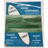 Image 1 : International Surfing Championships Makaha 1962 Poster Reproduction 15"x19"