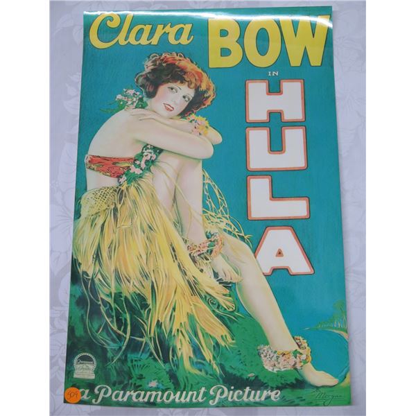 Clara Bow Hula Paramount Picture Movie Poster Reproduction 13"x20"