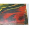 Image 8 : Abstract Mixed Media Artwork on Paper by Jerome Wallace 34"x22"
