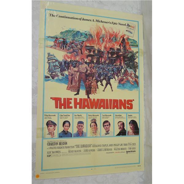 The Hawaiians Continuation of Michener's Epic Novel Movie Poster 27"x41"