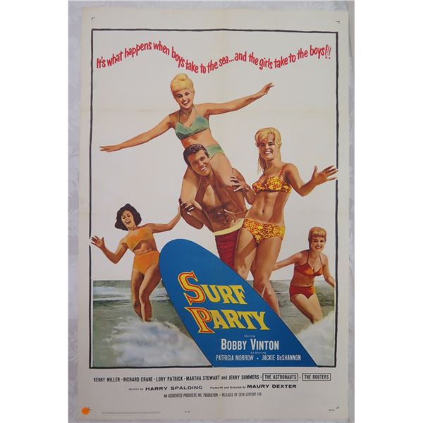 Surf Party Movie Poster Numbered 64/44, 27 x41 