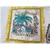 Image 2 : Qty 2 Hawaii Pillow Shams w/ Fringed Edges 19"x19" / 10"x10"