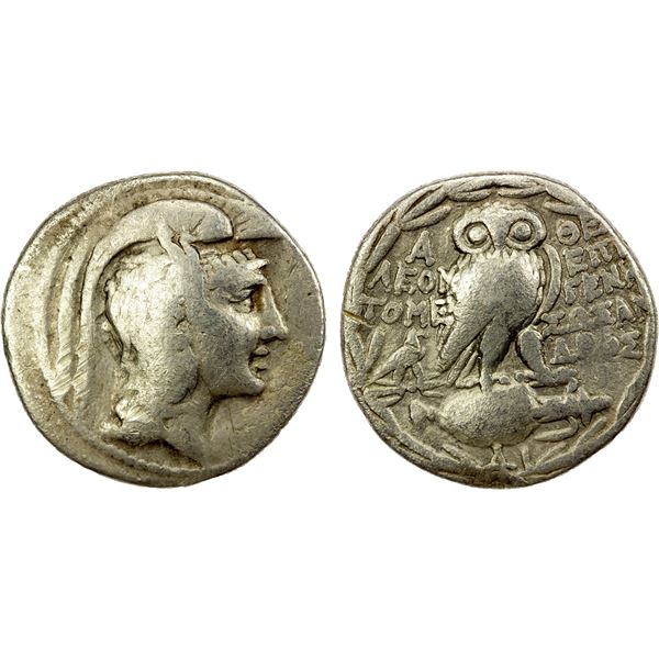 ATTICA: Athens, AR tetradrachm (16.29g), 158/7 BC, VG