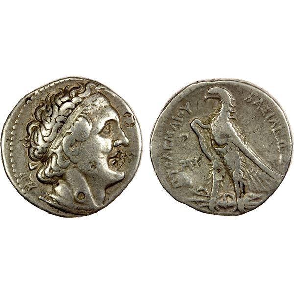 PTOLEMAIC: Ptolemy I Soter, 305-282 BC, AR tetradrachm (14.11g), Alexandria, ca. 294-285 BC, VF
