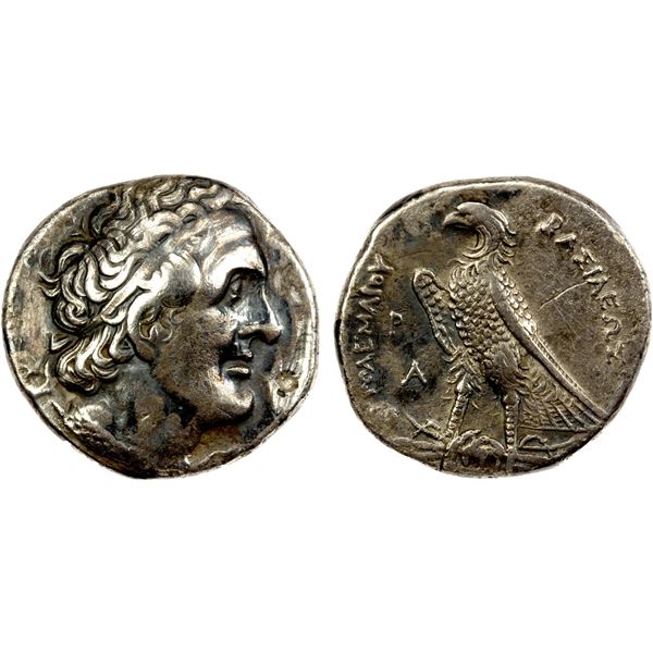 PTOLEMAIC: Ptolemy I Soter, 305-282 BC, AR tetradrachm (13.82g), Alexandria, ca. 294-282 BC, VF