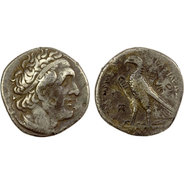 PTOLEMAIC: Ptolemy I Soter, 305-282 BC, AR tetradrachm (13.67g), Alexandria, ca. 294-282 BC, VF