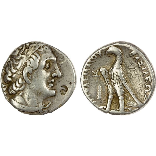PTOLEMAIC: Ptolemy II Philadelphos, 285-246 BC, AR tetradrachm (14.24g), Tyre, VF