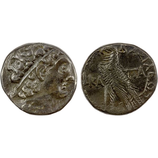 PTOLEMAIC: Ptolemy X Alexander I, 101-88 BC, AR tetradrachm (12.19g), Alexandria, year 21 (94/3 BC),