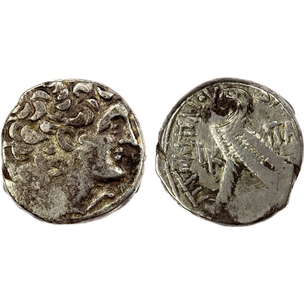 PTOLEMAIC: Ptolemy XII Neos Dionysos (Auletes), 80-51 BC, AR tetradrachm (14.17g), Alexandria, year