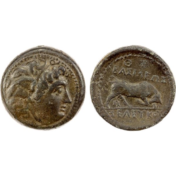 SELEUKID KINGDOM: Seleukos I Nikator, 312-281 BC, AE23 (10.77g), Seleukia on the Tigris, ca. 296-281