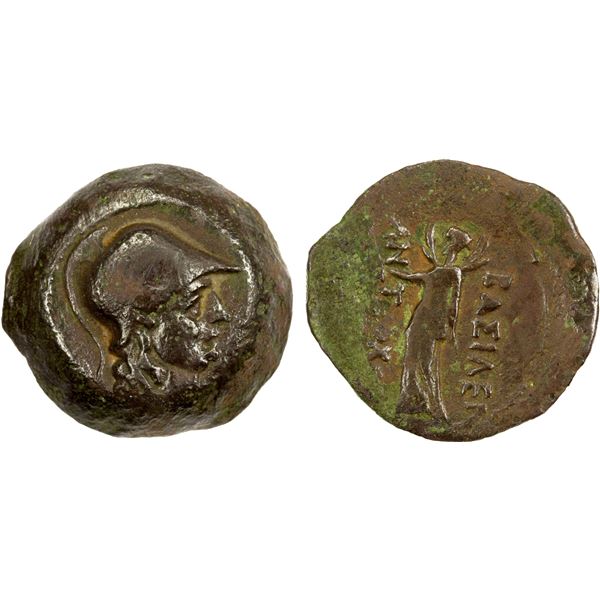 SELEUKID KINGDOM: Antiochos I Soter, 281-261 BC, AE22 (8.57g), Aï Khanoum, Choice VF