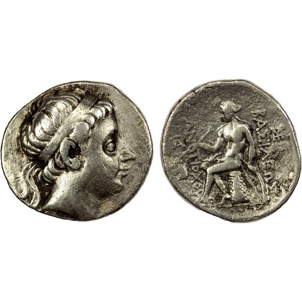 SELEUKID KINGDOM: Antiochos III 'the Great', 222-187 BC, AR tetradrachm (16.53g), Ekbatana, 223-211