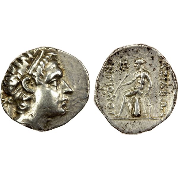 SELEUKID KINGDOM: Antiochos III 'the Great', 222-187 BC, AR drachm (4.03g), Ekbatana, 220-187 BC, VF