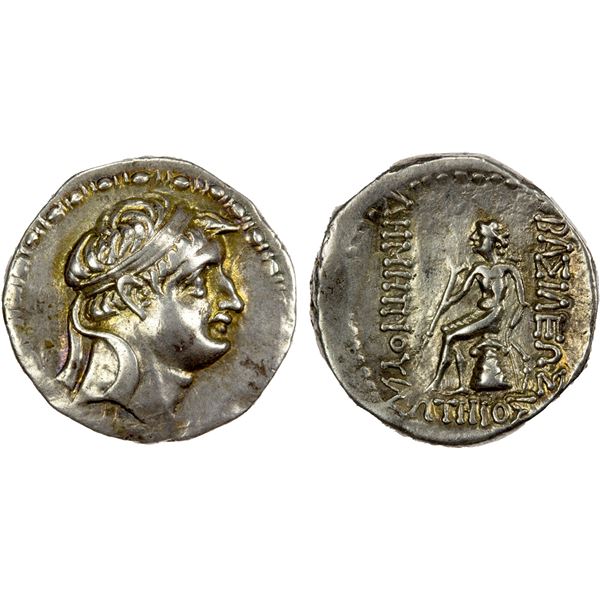 SELEUKID KINGDOM: Demetrios I Soter, 162-150 BC, AR drachm (3.64g), Ekbatana, Choice VF