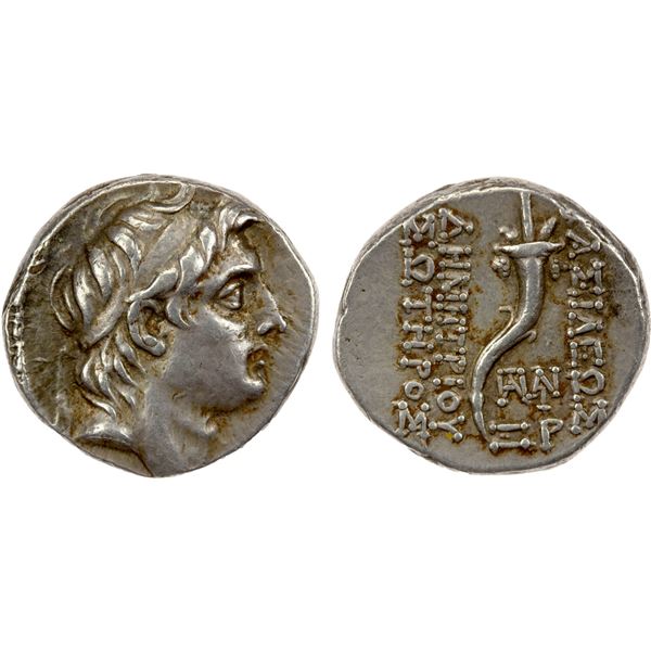 SELEUKID KINGDOM: Demetrios I Soter, 162-150 BC, AR drachm (4.13g), Antioch on the Orontes, SE 160 (