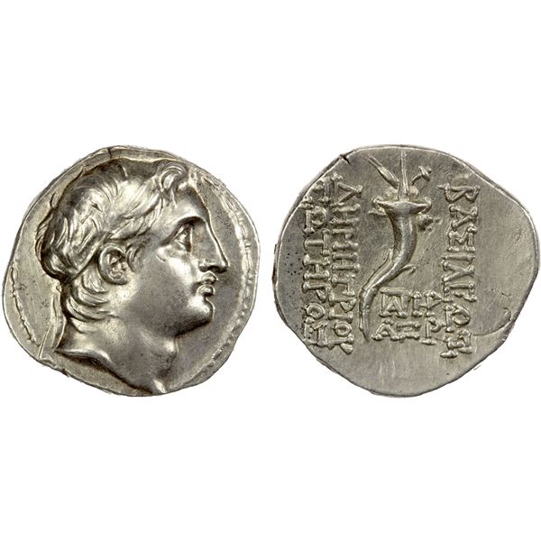 SELEUKID KINGDOM: Demetrios I Soter, 162-150 BC, AR drachm (4.18g), Antioch on the Orontes, SE 161 (