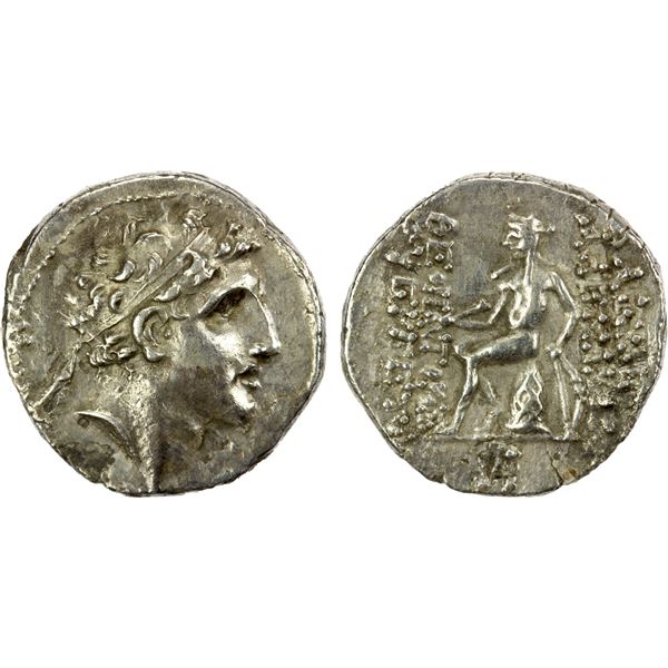 SELEUKID KINGDOM: Alexander I Balas, 152-145 BC, AR drachm (3.95g), Antioch on the Orontes, 151-149