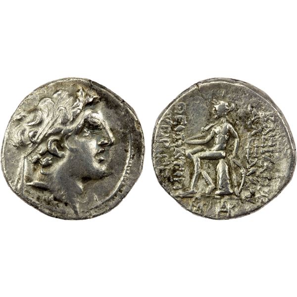 SELEUKID KINGDOM: Alexander I Balas, 152-145 BC, AR drachm (3.89g), Antioch on the Orontes, 150-146