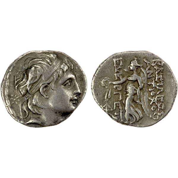 SELEUKID KINGDOM: Antiochos VII Euergetes (Sidetes), 138-129 BC, AR drachm (3.90g), Uncertain Mint,