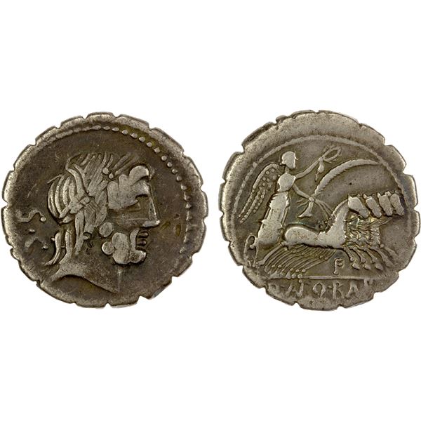 ROMAN REPUBLIC: Q. Antonius Balbus, AR denarius (3.64g), Rome, 83-82 BC, VF