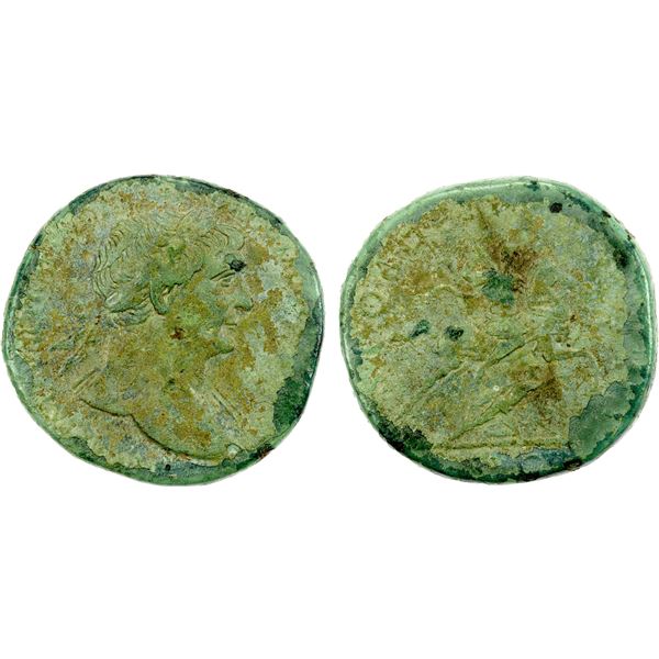 ROMAN EMPIRE: Trajan, 98-117 AD, AE sestertius (23.36g), Rome, 103-111 AD, F-VF