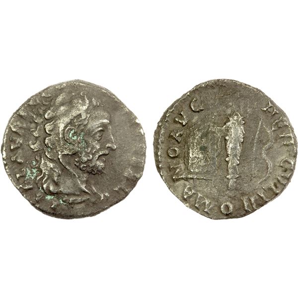 ROMAN EMPIRE: Commodus, 177-192 AD, AR denarius (2.45g), Rome, 191-192 AD, F-VF