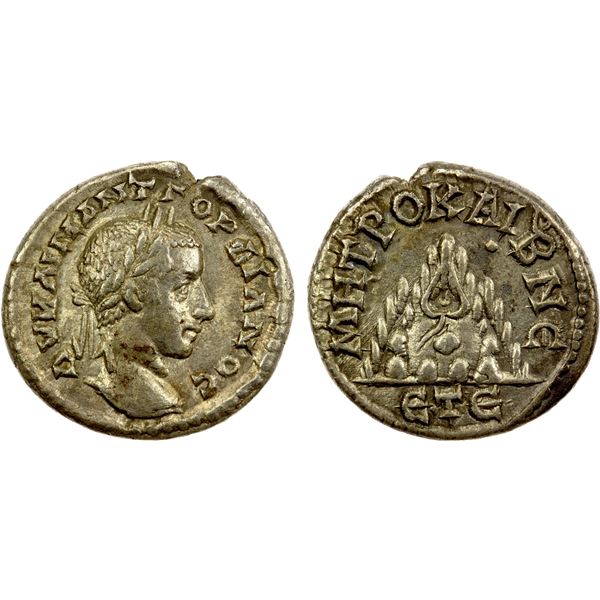 ROMAN PROVINCIAL: CAPPADOCIA: Caesarea, Gordian III, 238-244 AD, AR drachm (3.14g), year 5 (241/2 AD