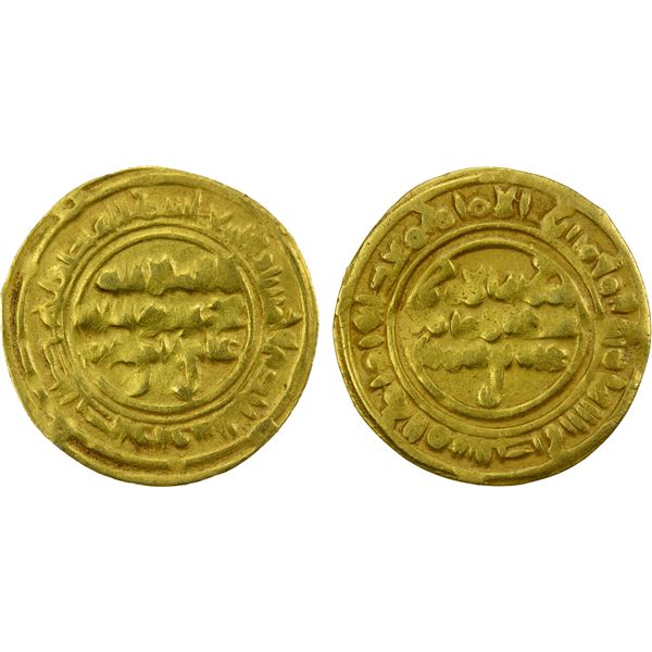 SULAYHID: 'Ali b. Muhammad, 1047-1081, AV dinar (2.12g), Zabid, AH451 (frozen date), F-VF