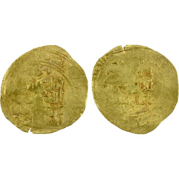 GHORID: Ghiyath al-Din Muhammad, 1163-1203, AV dinar (3.99g), MM, DM, VF