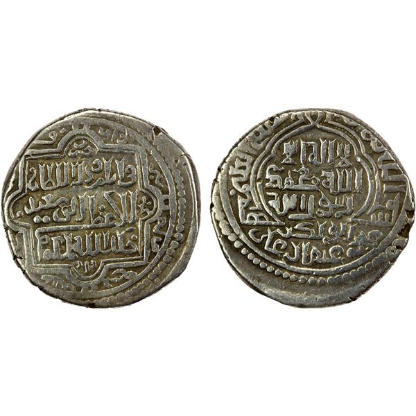 ILKHAN: Abu Sa'id, 1316-1335, AR 6 dirhams (dinar) (10.63g), Sabzawar, AH719, VF