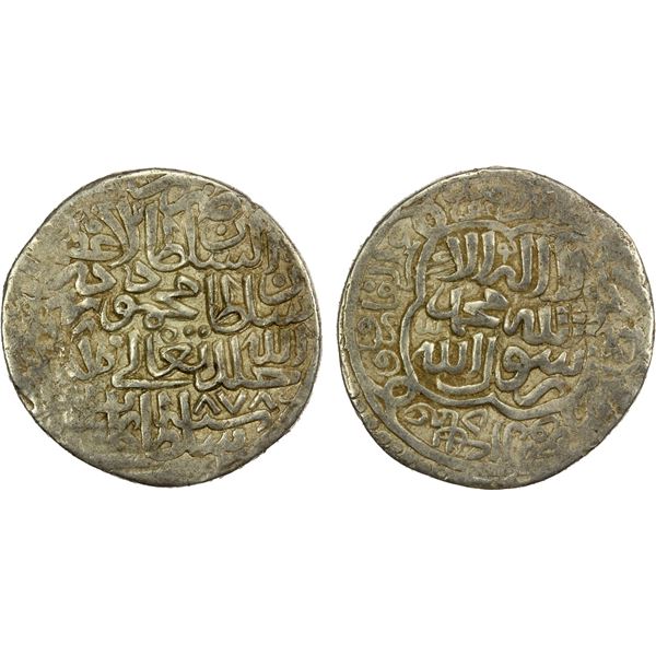 TIMURID: Sultan Mahmud, 2nd reign, 1469-1495, AR tanka (5.13g), Kabul, AH878, bold VF