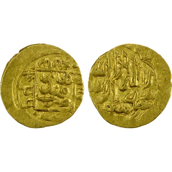 ARGHUNID: Shuja' Beg, 1511-1522, AV ¼ ashrafi (0.73g), Qandahar, AH926, VF-EF