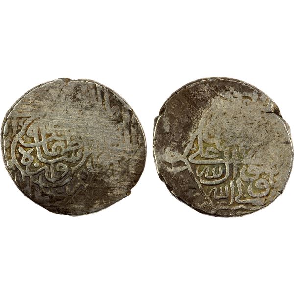 SAFAVID: Tahmasp I, 1524-1576, AR shahi (5.15g), Van, AH94x, crude VF