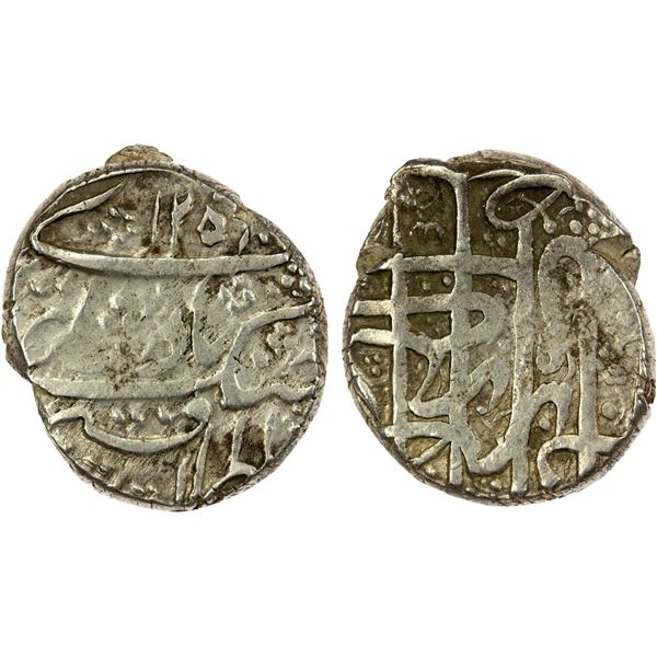 DURRANI: Fath Jang, 1842, AR rupee (9.44g), Kabul, AH1258, VF