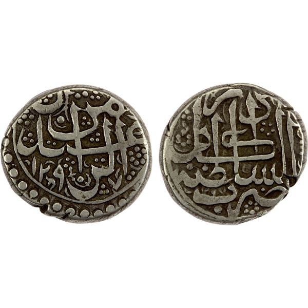 BARAKZAI: 'Abd al-Rahman, 1880-1901, AR rupee (9.13g), Kabul, AH1297, lovely bold VF