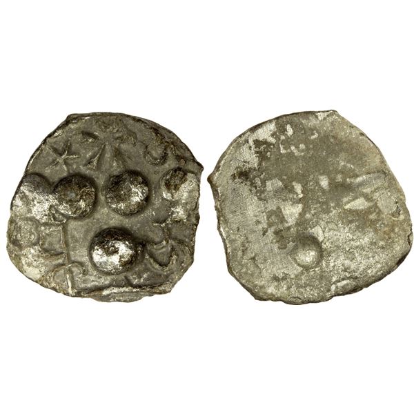 GANDHARA: Anonymous, 8th century, AR damma (1.62g), VF