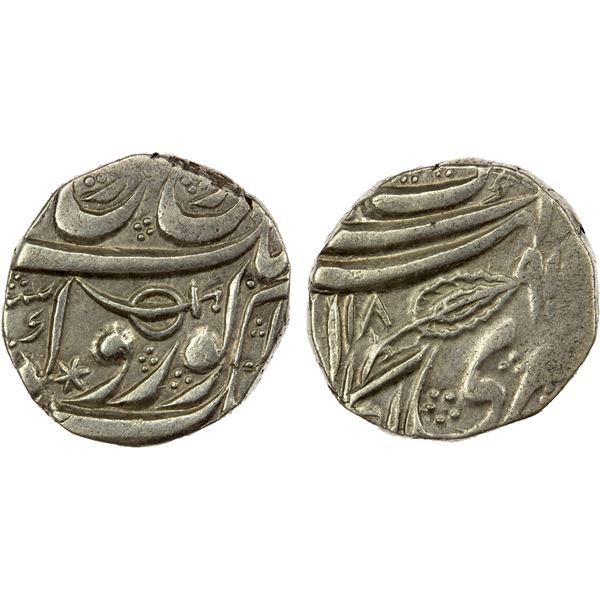 SIKH EMPIRE: AR rupee (10.83g), Kashmir, VS1894, VF-EF