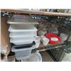 Image 2 : Lot of Plastic Pitchers and Third Size Cambro Pans