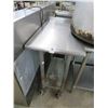 Image 1 : S/S 18" Rolling Equpment Stand w/Backsplash and Undershelf